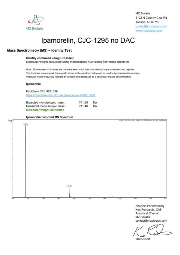 CJC-1295 / Ipamorelin (5mg / 5mg) - Image 3