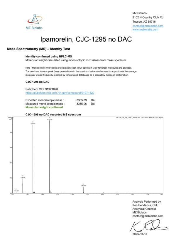 CJC-1295 / Ipamorelin (5mg / 5mg) - Image 4