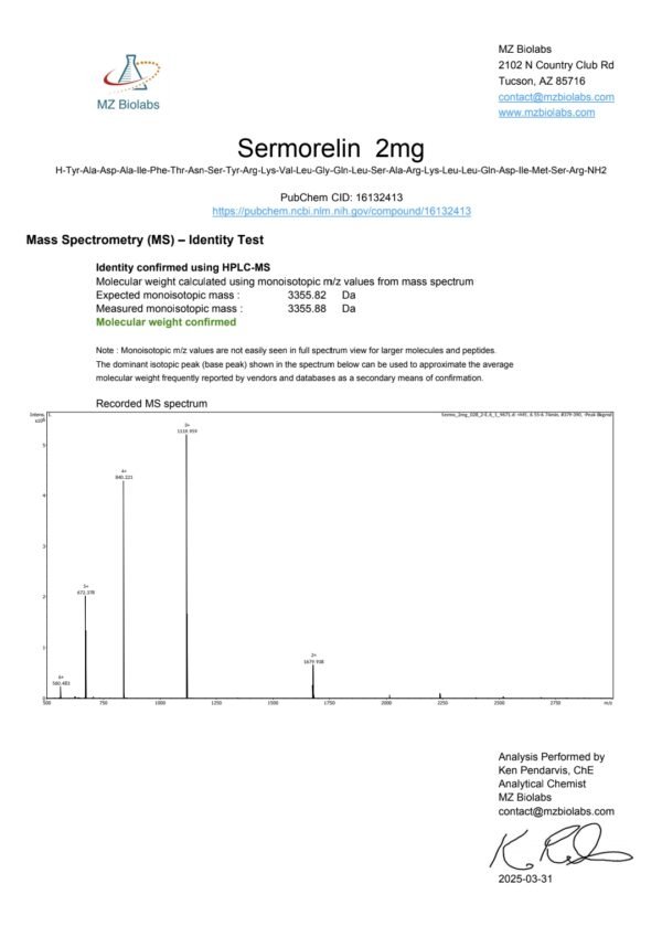 Sermorelin (2 mg) - Image 3