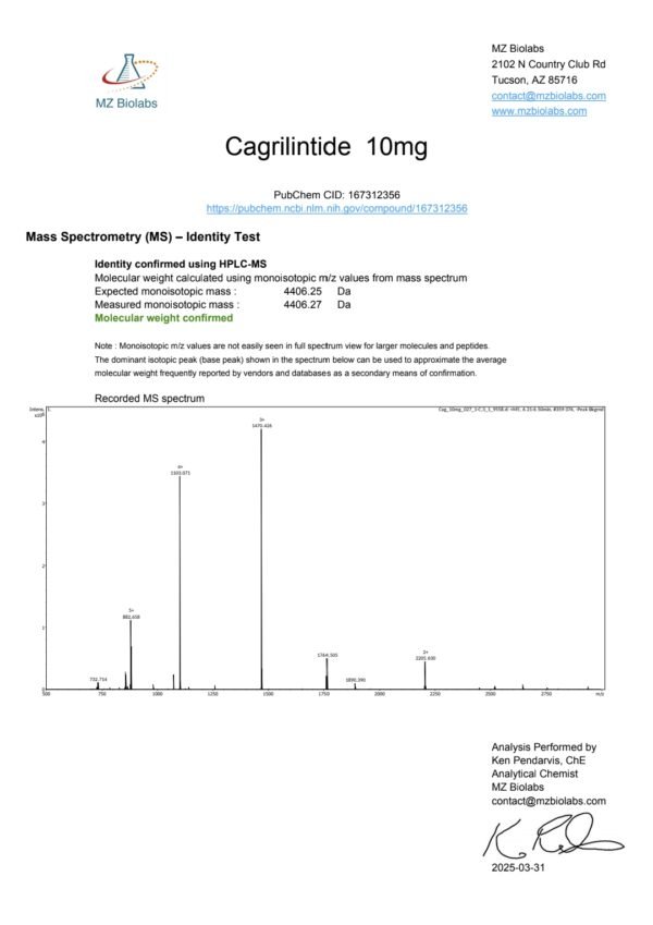 Cagrilintide (10mg) - Image 3