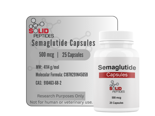 Semaglutide Capsules (500 mcg) 25 pills